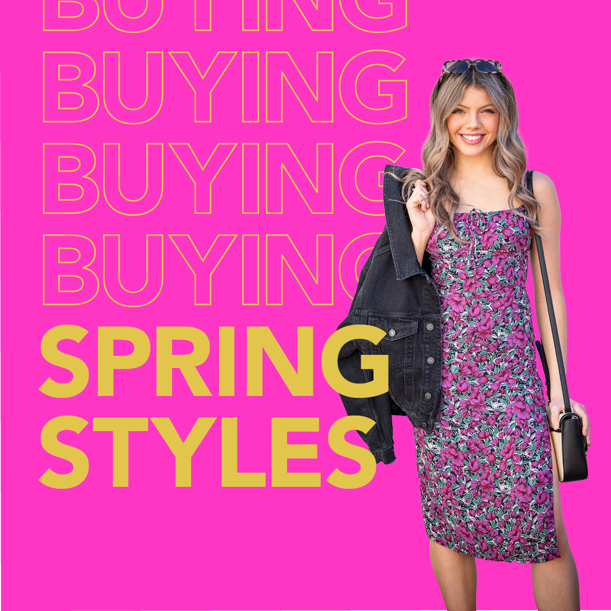 Now buying spring styles!